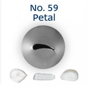 No. 59 Petal Standard Stainless Steel Piping Tip