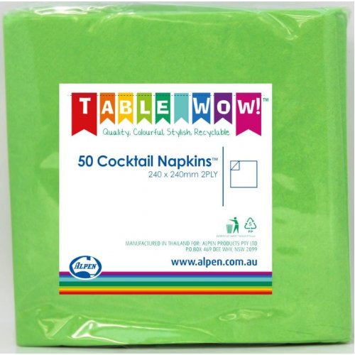 Napkin Cocktail Lime