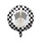 Checkered Racing Flag Foil Balloon