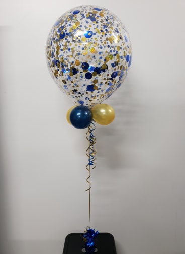 Confetti Balloon 18" /40cm Customized with Collar