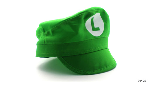 Green Hat With L Print