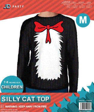 Children's Silly Cat Top