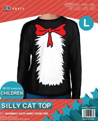 Children's Silly Cat Top