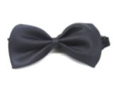 Plain Black Bow Tie