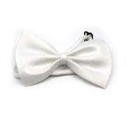 Plain White Bow Tie