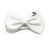 Plain White Bow Tie