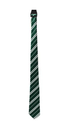 Long Tie With Stripe (Green)