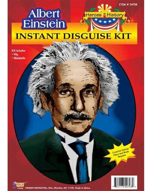 Einstein Wig and Moustache Kit