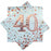 Sparkling Fizz Rose Gold Assorted Aged Napkins 16 Pack