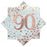 Sparkling Fizz Rose Gold Assorted Aged Napkins 16 Pack