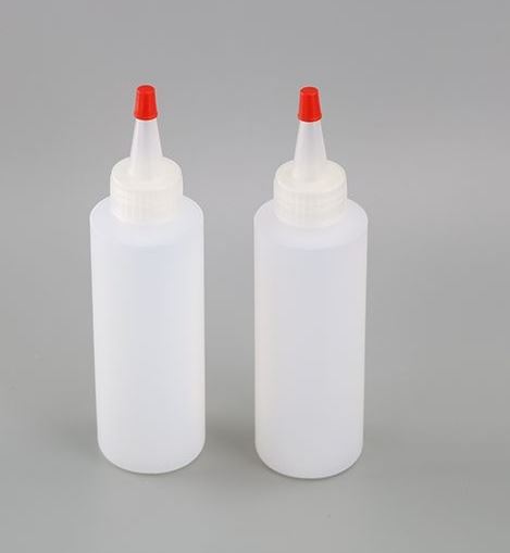 Squeeze Bottle 240ml With Cap  2 Pack
