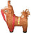 Reindeer Christmas 3D Pinata