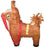Reindeer Christmas 3D Pinata