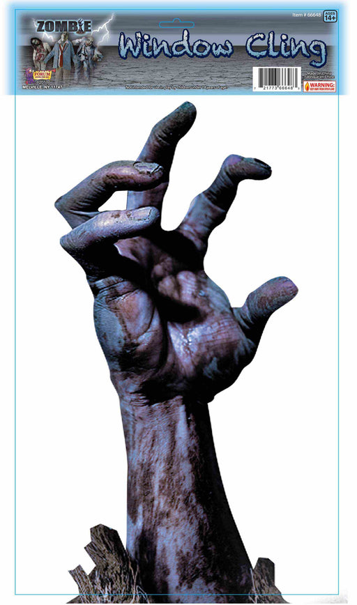 Zombie Window Cling Hand
