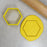 Hexagon Cookie Cutter 76mm