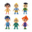 Coco Melon Plastic Figurines 6 Piece Set