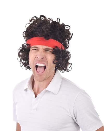 80's Tennis Aggro Wig