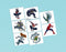 Spiderman Tattoos pack of 8