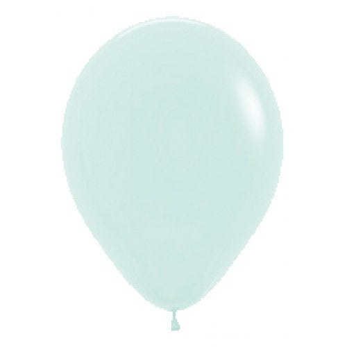 Decrotex 100 Pack Pastel Matte Green 30cm Balloon