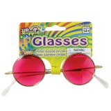 Hippy Glasses With Pink Lense