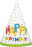 Happy Birthday Balloon Party Hats Pack Of 8