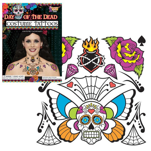 Day Of The Dead Body Tattoo Body/Chest