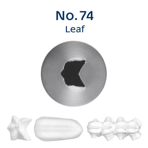 Loyal | #74 Leaf | Piping Tube | Stainless Steel