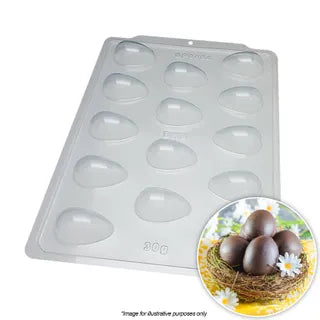 BWB Smooth Egg Mould 30g 3 Piece