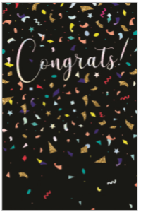 Congrats! Confetti Greeting Card