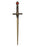 Wizard Sword Gold & Rubies 61cm