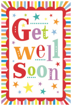 Larger Than Life Get Well Card