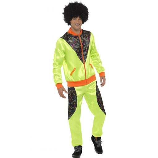 Retro Shell Suit Costume Mens Medium