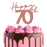 Happy Assorted Age's Metal Cake Topper Rose gold