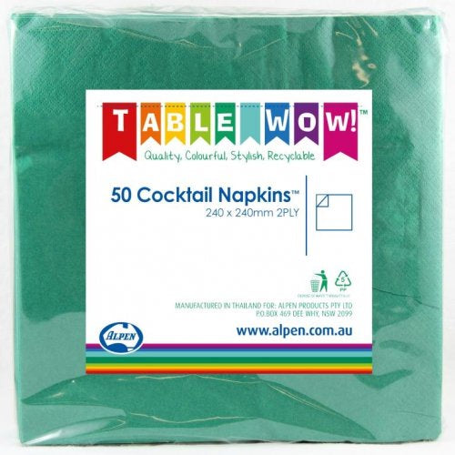 Napkin Cocktail Green