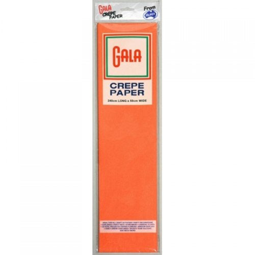 Gala Crepe Paper Orange 240cmx50cm
