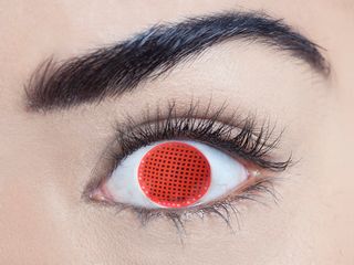 Mesmereyez 3 Month Contact Lens Red Mesh