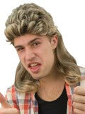 Billy Brown/Blonde Mullet Wig