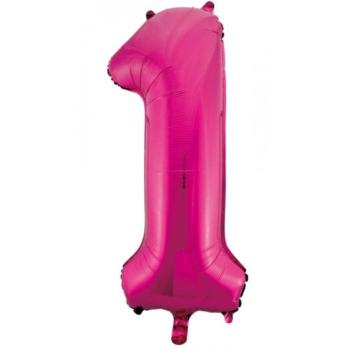 Magenta Mega Foil 34''  Number