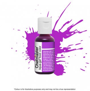 Chefmaster | Neon Bright Purple | Liqua-Gel Food Colour | 0.70 Oz/20 Grams