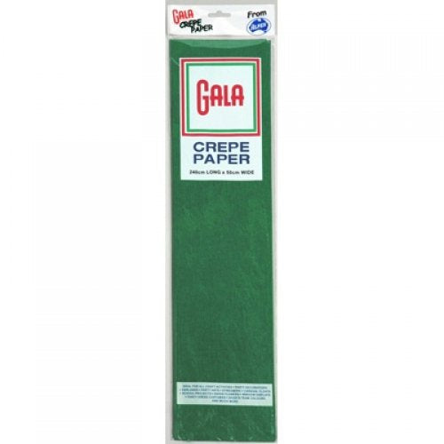 Crepe Gala Paper National Green 240x50cm