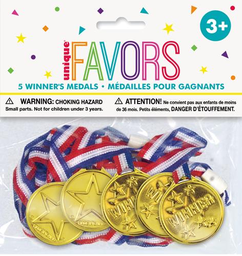 Winners Gold Medals 5 Pack