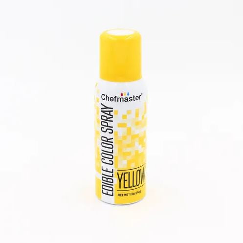 Chefmaster Yellow Edible Colour Spray  1.5 Oz/42 Grams