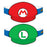 Super Mario Brothers Paper Hat 8pcs