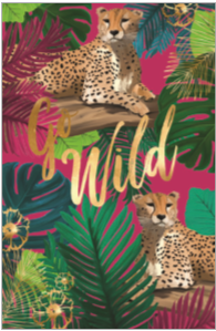 'Go Wild' Jungle Foliage Birthday Card