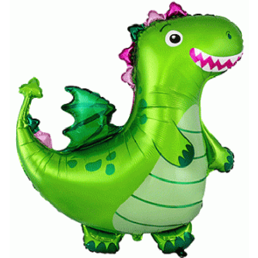 Foil Shape Dragon Green 92cm (36") -