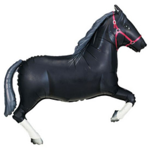 Foil Super Shape 110cm (42") Horse Black
