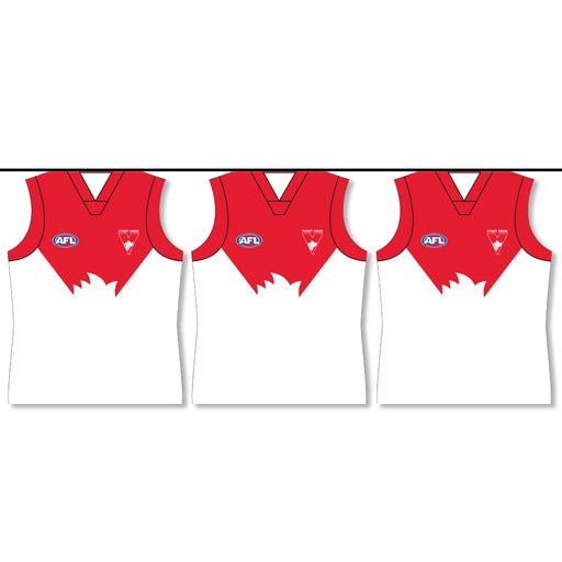 Sydney Swans Party Bunting 4m