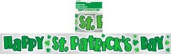 Banner Shamrock Happy ST Pats Day 2.7m (9')
