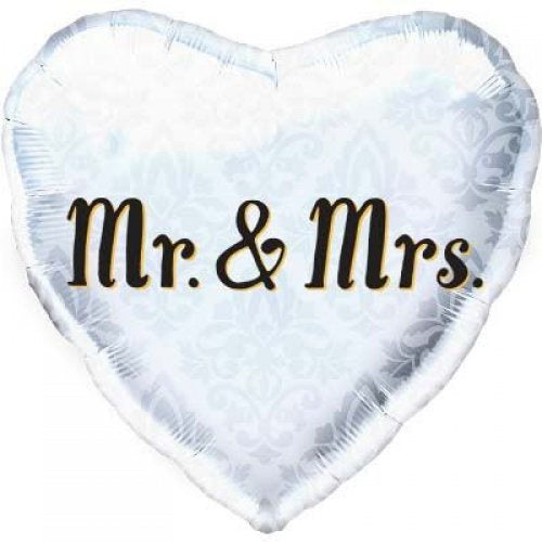 Mr & Mrs Foil Balloon 18''