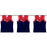 Melbourne Demons Party Bunting 4m Ea